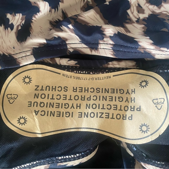 Leopard Print Two-Piece Halter Bikini 3X - Picture 5 of 6